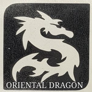 ORIENTAL DRAGON Glitter Tattoo Kit